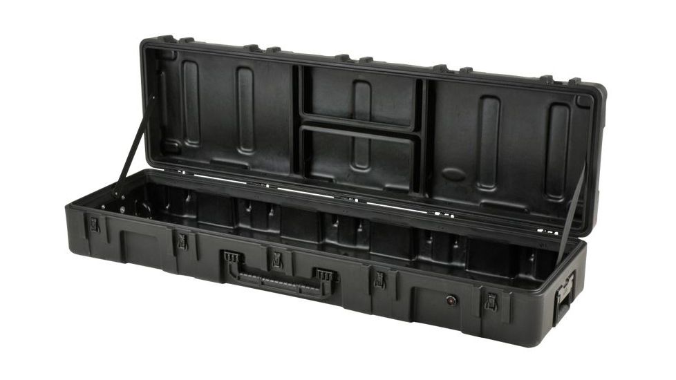 SKB Cases R Series 6416-8 Waterproof Utility Case with Wheels, Black, 64 3/4&quot; x 18 1/4&quot; x 10&quot; 3R6416-8B-EW