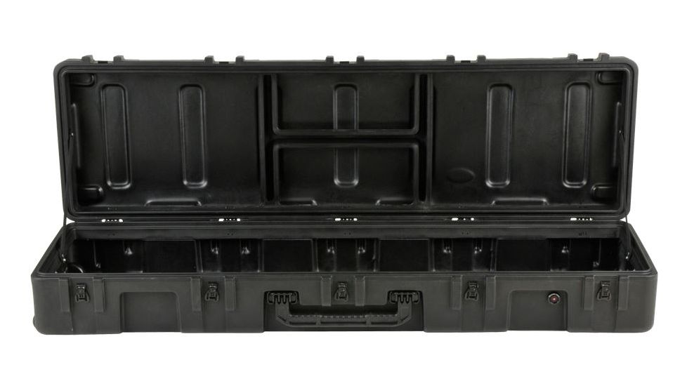 SKB Cases R Series 6416-8 Waterproof Utility Case with Wheels, Black, 64 3/4&quot; x 18 1/4&quot; x 10&quot; 3R6416-8B-EW