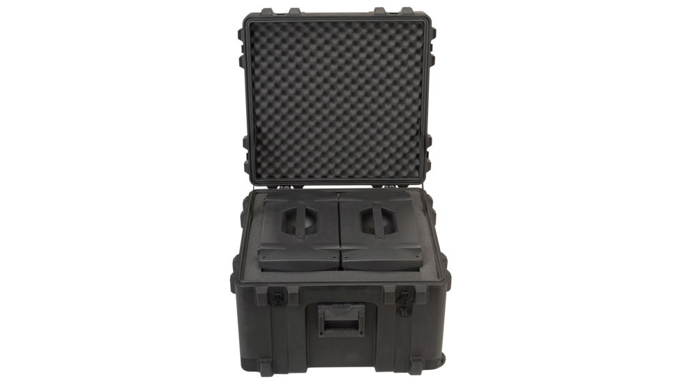 SKB Cases Roto Mil-Std Waterproof Case 17 Deep (w/ cubed foam and wheels) 24 x 23 x 17 3R2423-17B-CW