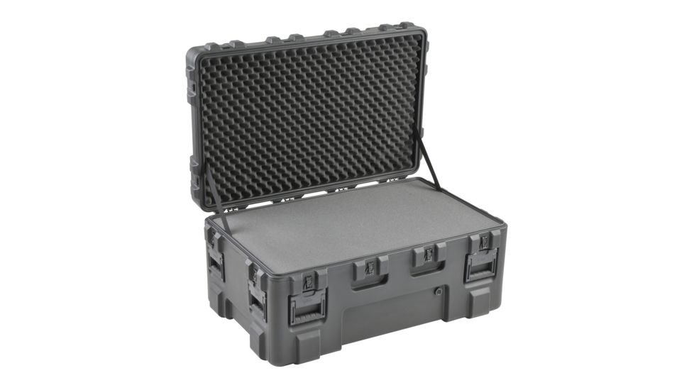 SKB Cases Cases Roto Mil-Std Waterproof Case 18 Deep , no wheels, 40 x 24 x 18, Layered Foam, 3R4024-18B-L