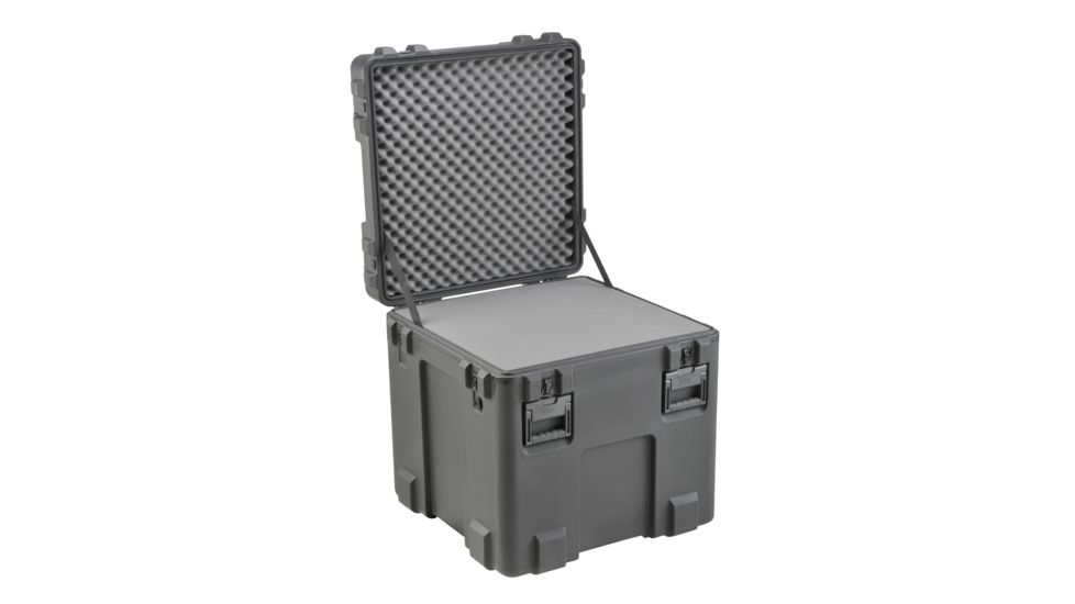 SKB Cases Cases Roto Military Standard Waterproof Case 27 Deep , no wheels, 27 x 27 x 27, Layered Foam, 3R2727-27B-L