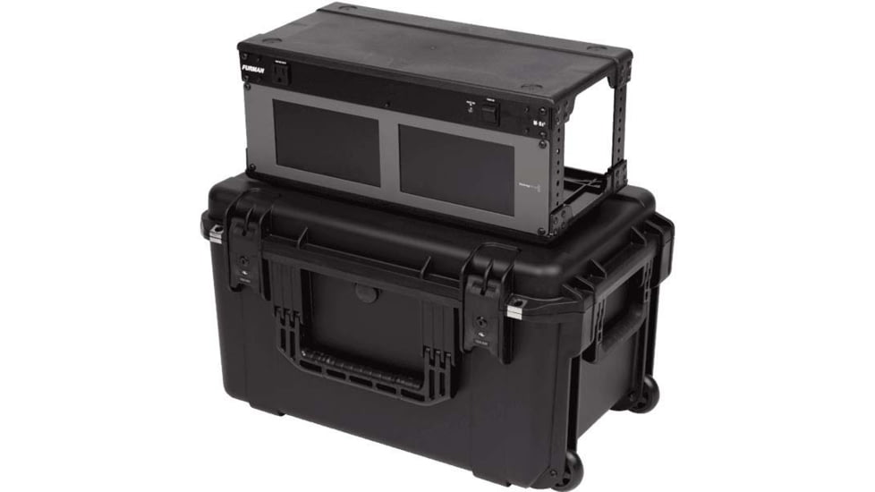 SKB Cases Seres Case W/Removeable 4U Injecton Molded 9in Deep Rack Cage, Tsa Latches, Wheels, 3I-2213M124U