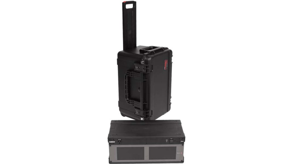 SKB Cases Seres Case W/Removeable 4U Injecton Molded 9in Deep Rack Cage, Tsa Latches, Wheels, 3I-2213M124U