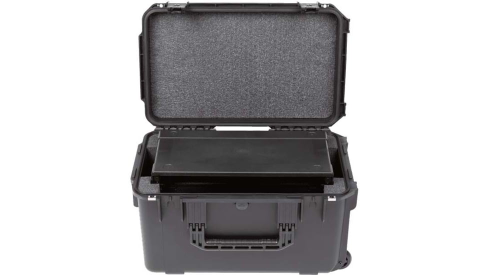 SKB Cases Seres Case W/Removeable 4U Injecton Molded 9in Deep Rack Cage, Tsa Latches, Wheels, 3I-2213M124U