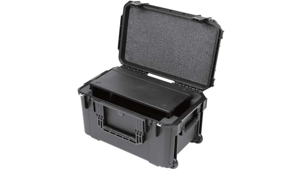 SKB Cases Seres Case W/Removeable 4U Injecton Molded 9in Deep Rack Cage, Tsa Latches, Wheels, 3I-2213M124U