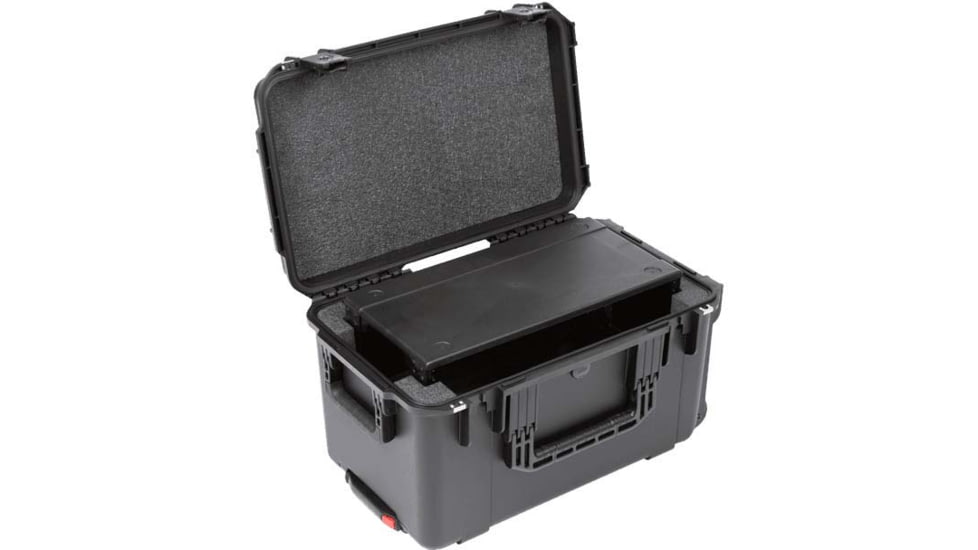 SKB Cases Seres Case W/Removeable 4U Injecton Molded 9in Deep Rack Cage, Tsa Latches, Wheels, 3I-2213M124U