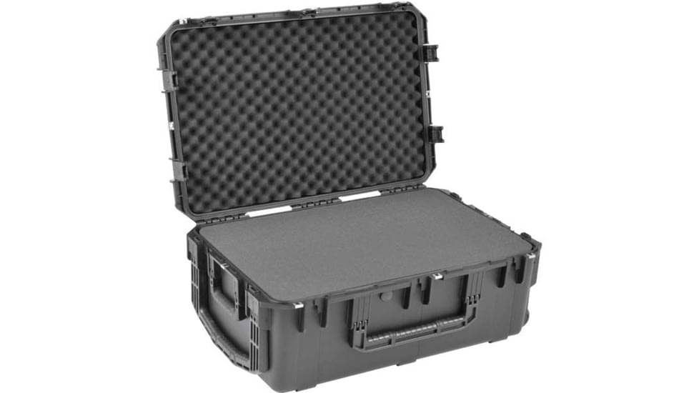 SKB Cases Seres Injecton Molded Ml-Standard Waterproof - Case 30inx19inx12in W/Wheels, Cubed Foam, 3I-3019-12BC