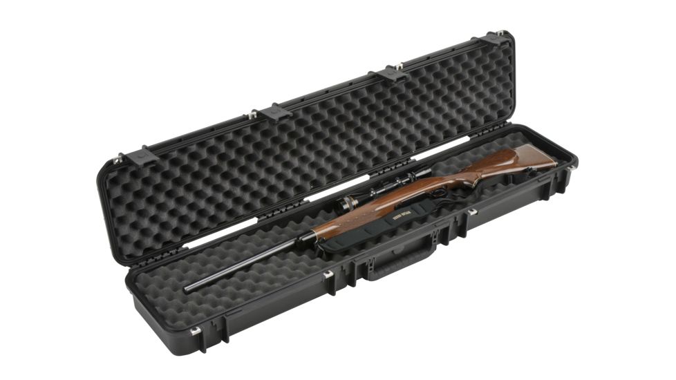 SKB Cases Single Rifle Case, No wheels, Black, 50 1/2 x 11 3/4 x 6 3i-4909-SR