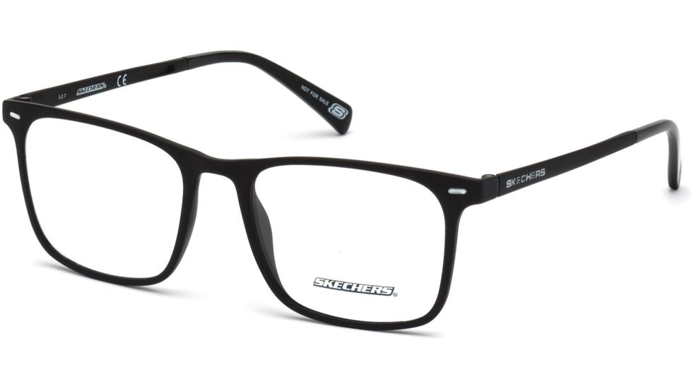 Skechers SE3216 Eyeglass Frames - Matte Black Frame Color, Matte Black Lens Color