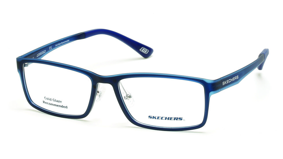 Skechers SE3225 Eyeglass Frames - Matte Blue Frame Color, Matte Blue Lens Color