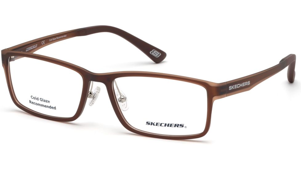 Skechers SE3225 Eyeglass Frames - Matte Dark Brown Frame Color, Matte Dark Brown Lens Color
