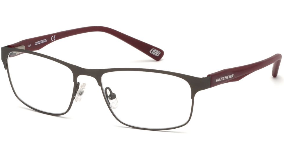 Skechers SE3230 Eyeglass Frames - Matte Gunmetal Frame Color