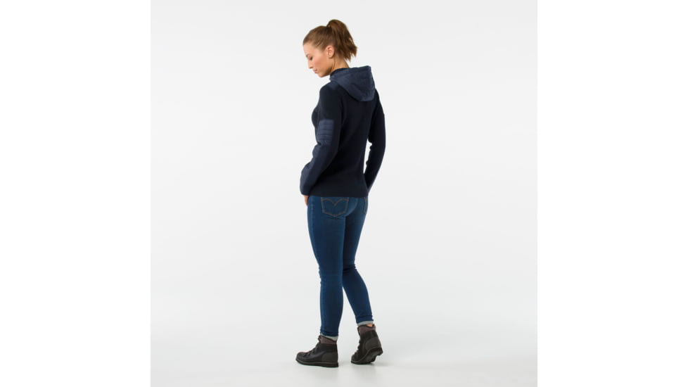Smartwool Ski Ninja Full Zip Sweater-Women's, Deep Navy Heather, Small, SW000340108-S
