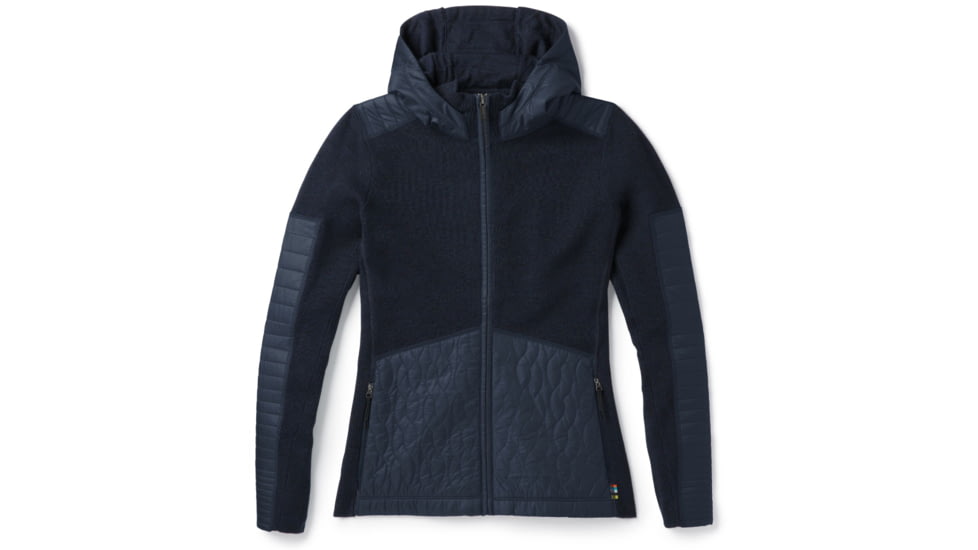 Smartwool Ski Ninja Full Zip Sweater-Women's, Deep Navy Heather, Small, SW000340108-S