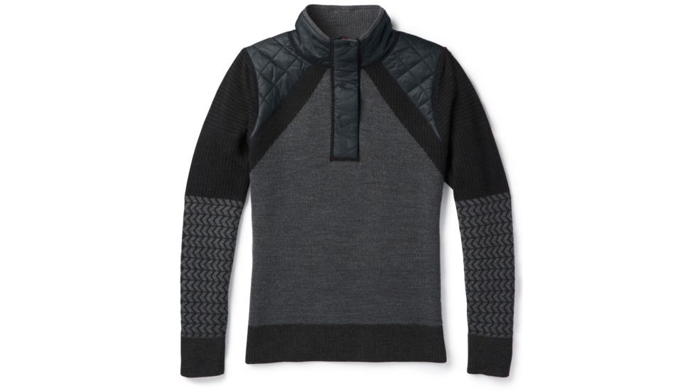Smartwool Ski Ninja Pullover Sweater-Women's, Black, Extra Small, SW000318001-XS