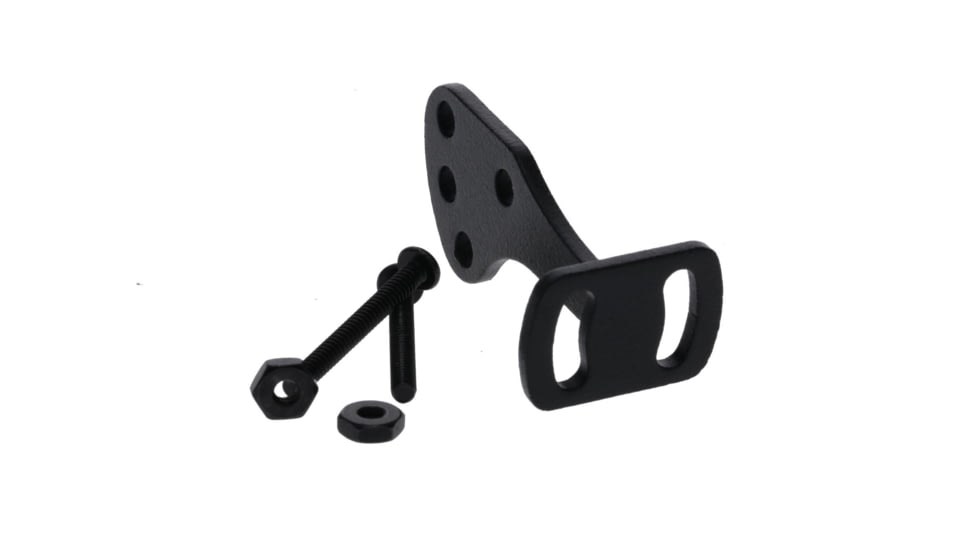 Skull Hooker Bone Bracket Skull Plate Adapter, Black, SKH-BB-ADPT-BLK