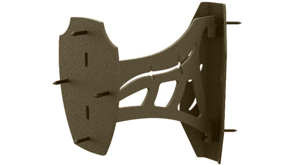 Skull Hooker Corner Shoulder Mount, Brown, SKH-CSM-BRN