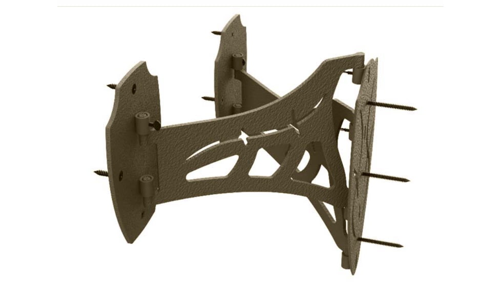 Skull Hooker Dual Shoulder Mount, Brown, SKH-DSM-BRN