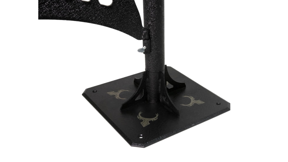 Skull Hooker Trophy Tree Shoulder Pedestal Mount, Black, SKH-STTSM-BLK