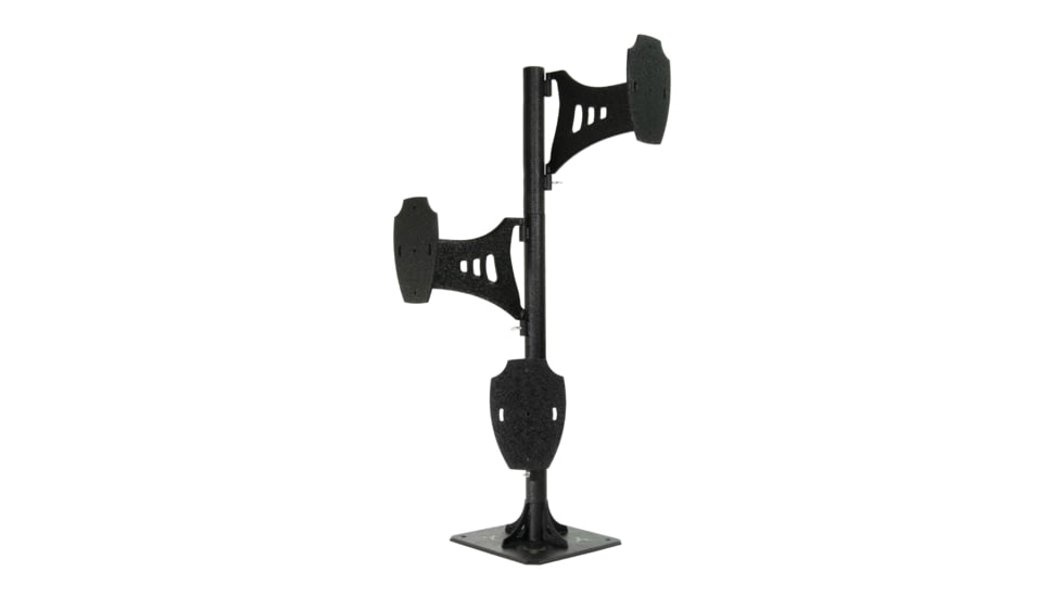 Skull Hooker Trophy Tree Shoulder Pedestal Mount, Black, SKH-STTSM-BLK