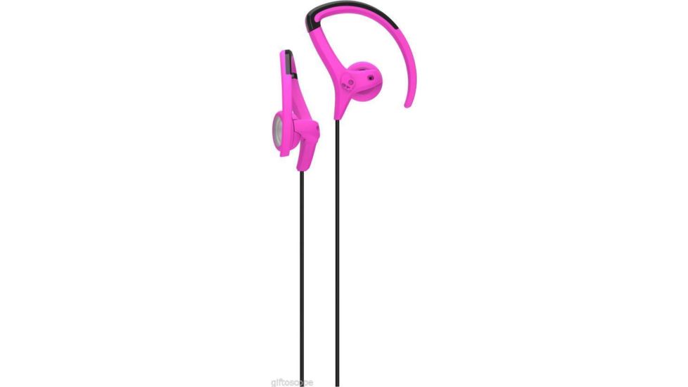 Skullcandy Skullcandy Chops Earbuds w/o Mic, Hot Pink/Gray/Gray, S4CHGZ-313