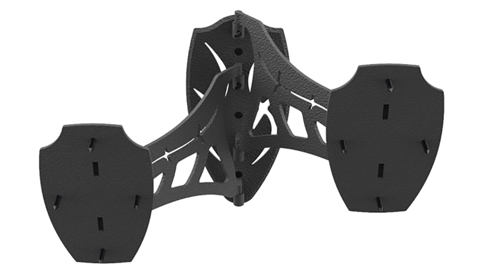 Skullhooker SKH-DSM-BLK Dual Shoulder Mount Mounting Kit Wall Mount Steel Black