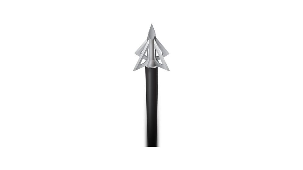 Slick Trick Magnum Broadhead Stainless Steel 100 grain, Silver, Pack of 3, 17STPRO3100M