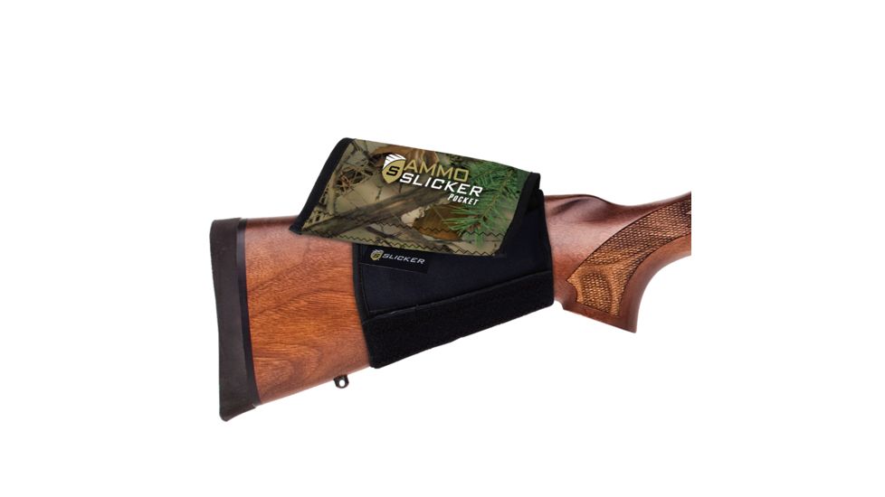 Slicker AmmoSlicker Buttstock Ammo Holder , Universal Pocket, Alpine Mountain Camo, Pocket SK-AMFD01-D24