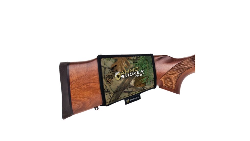 Slicker AmmoSlicker Buttstock Ammo Holder , Universal Pocket, Alpine Mountain Camo, Pocket SK-AMFD01-D24