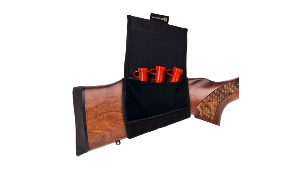 Slicker AmmoSlicker  Buttstock Ammo Holder , Universal Pocket, Stealth Shadow, Pocket SK-AMFD01-D18
