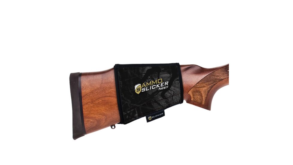 Slicker AmmoSlicker  Buttstock Ammo Holder , Universal Pocket, Stealth Shadow, Pocket SK-AMFD01-D18