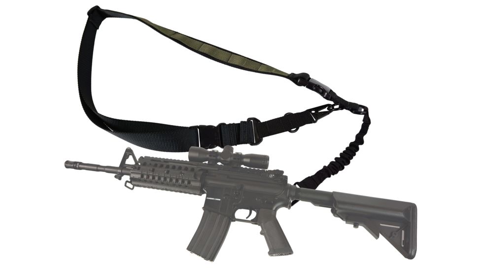 Slicker AR Sling 60in 1 or 2 Point Weapon Sling, Black, Medium SK-ARS02-G10