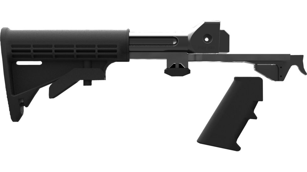 Slide Fire Solutions SSAK-47 Hybrid AKM Bump Fire Stock for AK-47s, Ambi, Black 10-1000-AKM