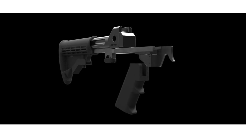 Slide Fire Solutions SSAK-47 Hybrid AKM Bump Fire Stock for AK-47s, Ambi, Black 10-1000-AKM