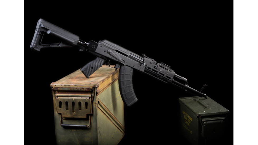 Slide Fire Solutions SSAK-47 Hybrid AKM Bump Fire Stock for AK-47s, Ambi, Black 10-1000-AKM