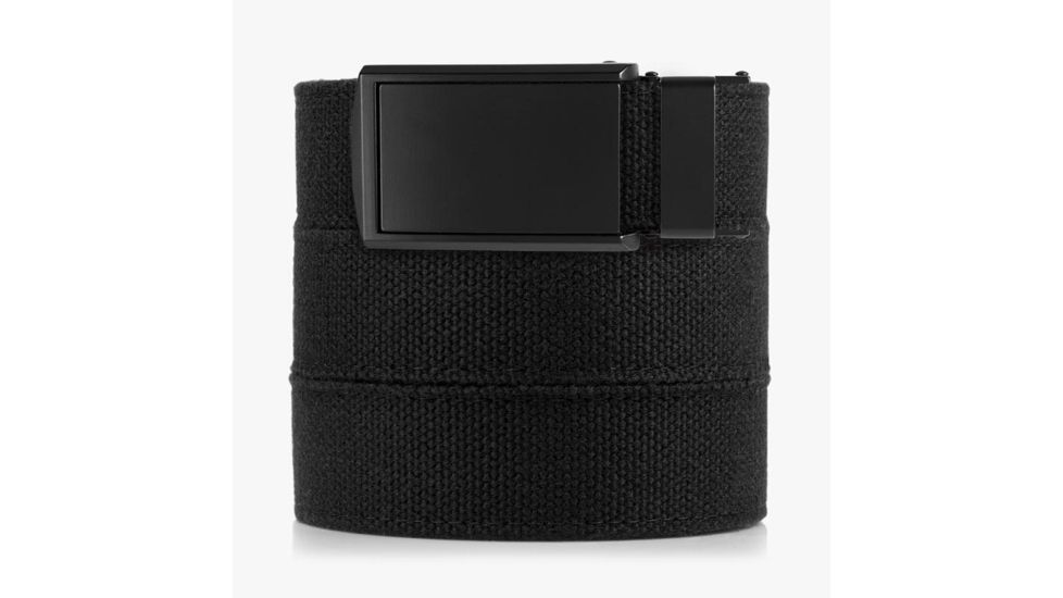 SlideBelts Canvas Belt, Black/Matte Black, Up to Size 48 Waist CanvasBlackMatteBlack