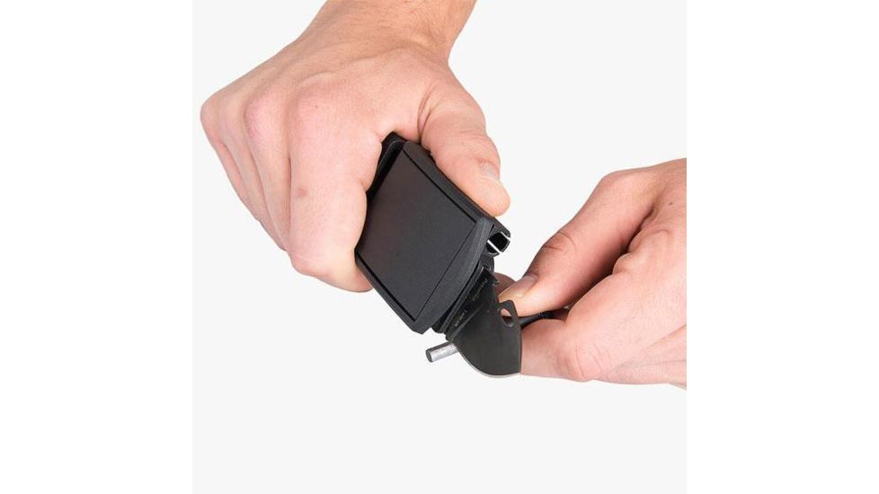 SlideBelts Survival Belt, Black Strap-Matte Black Buckle, 55in Long, 1.5in Wide SURVBELT-BLKMATTBLK-48
