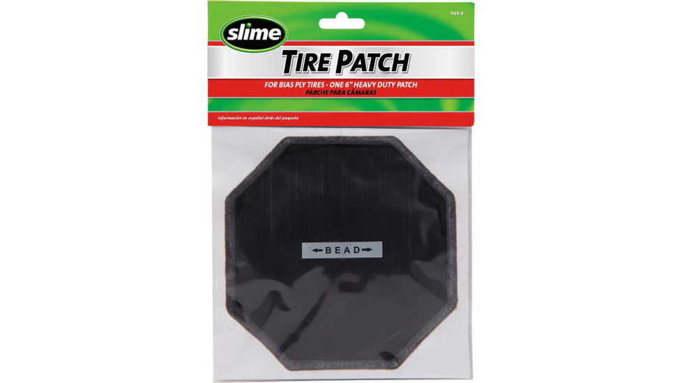 Slime Heavy-Duty Bias Ply Tire Patches, 6 in, Black, 1028-A