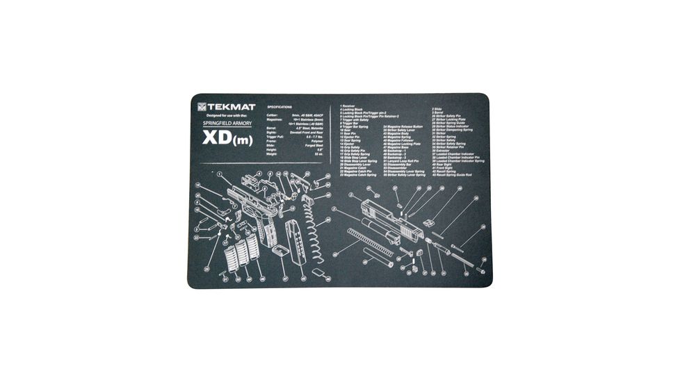 Slip 2000 Blueprint Gun Cleaning Mat 11x17 Inches For Springfield XDM