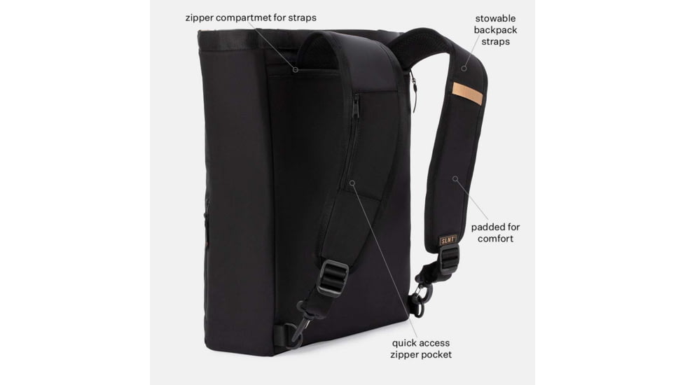 SLNT E3 Convertible Faraday Tote Bag, Black, 17L, SPB-EDC-02