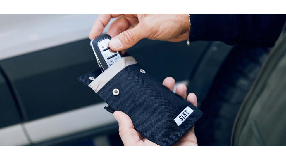 SLNT Faraday Key Fob Bag, Black, Small, SPS-SFGBN