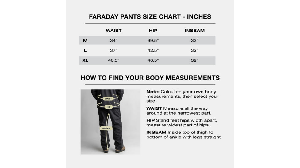 SLNT Faraday Pants - Mens, Black, Medium, SL-FPT-03