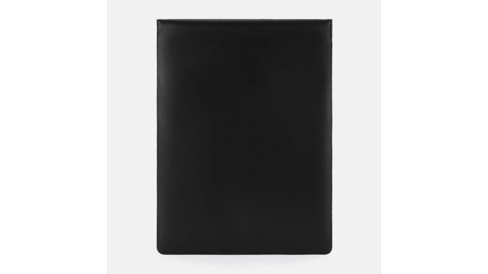 SLNT Faraday Phone Sleeve, Black Leather, Extra Large, SPS-XLBL