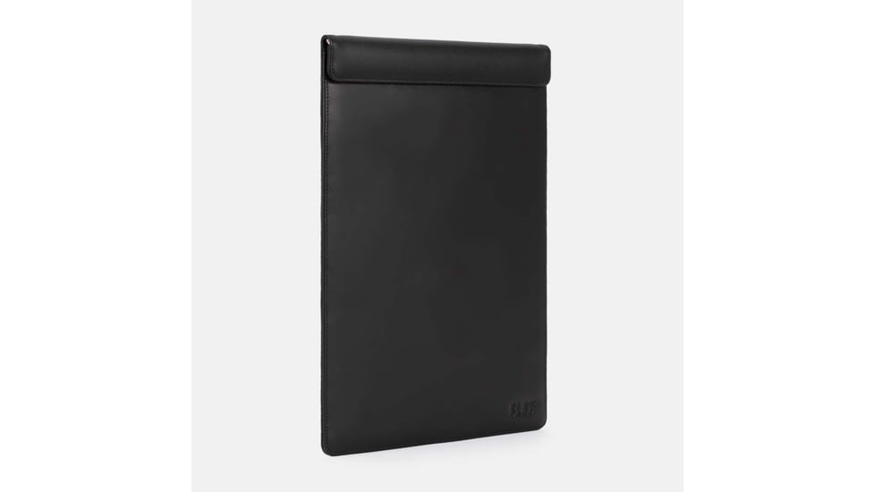 SLNT Faraday Phone Sleeve, Black Leather, Extra Large, SPS-XLBL