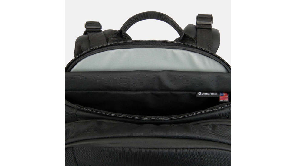 SLNT Incognito Faraday Backpack, USA Berry Compliant, Black, 25L Pack/14L Inert, SL-BPK-BER-01