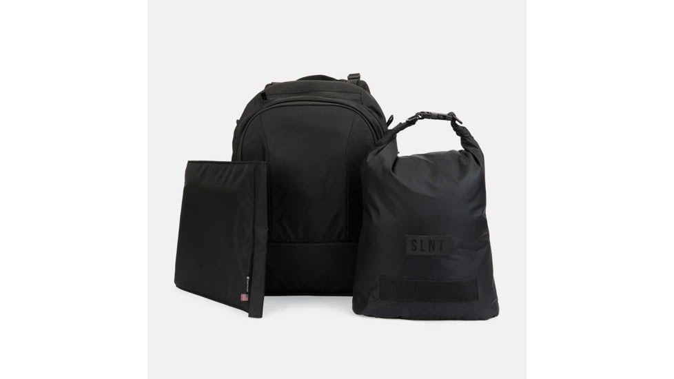 SLNT Incognito Faraday Backpack, USA Berry Compliant, Black, 25L Pack/14L Inert, SL-BPK-BER-01