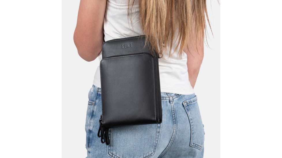 SLNT Lifestyle Faraday Sling Bag, Black, One Size, SPB-FLS-01