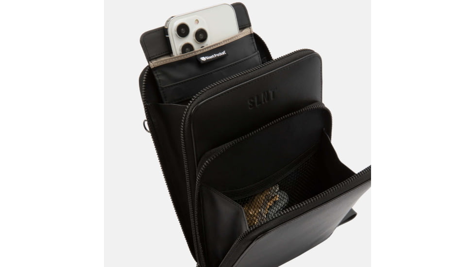 SLNT Lifestyle Faraday Sling Bag, Black, One Size, SPB-FLS-01