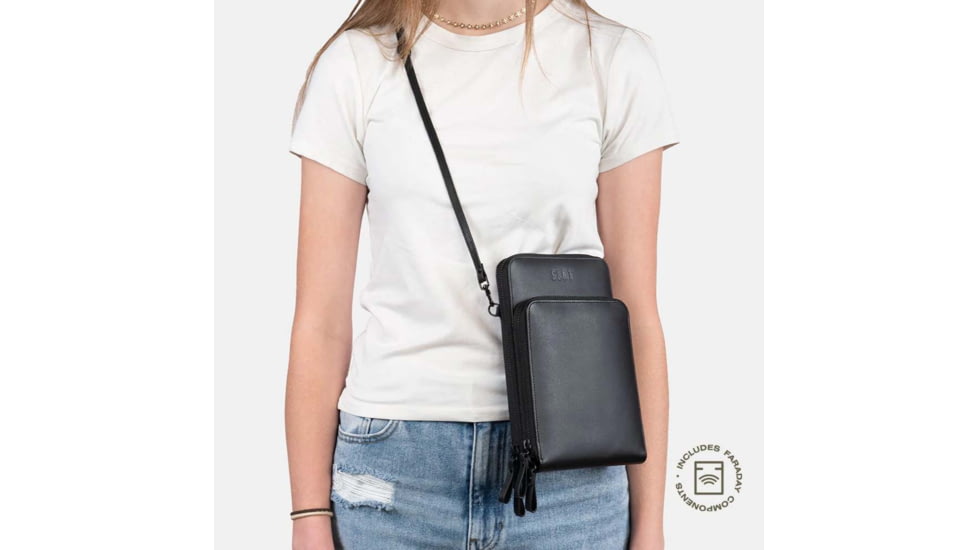 SLNT Lifestyle Faraday Sling Bag, Black, One Size, SPB-FLS-01