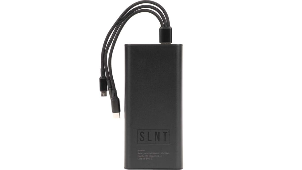 SLNT Portabley Battery Charger/Cable, Black, SPUF-BT-BND